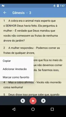 Biblia em audio Beta android App screenshot 1